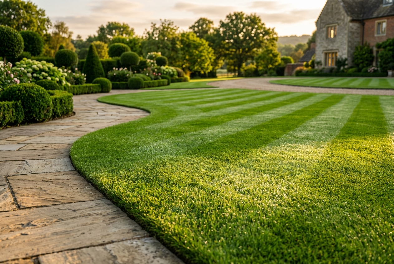 Стрижка газона